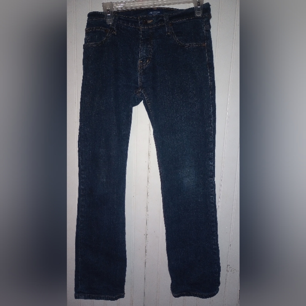 Arizona Jean Company Deep Indigo Straight Leg Jeans